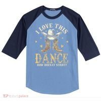 How Does This Dance Start Line Dancer Country Raglan Baseball Sleeve Shirt thumb 0