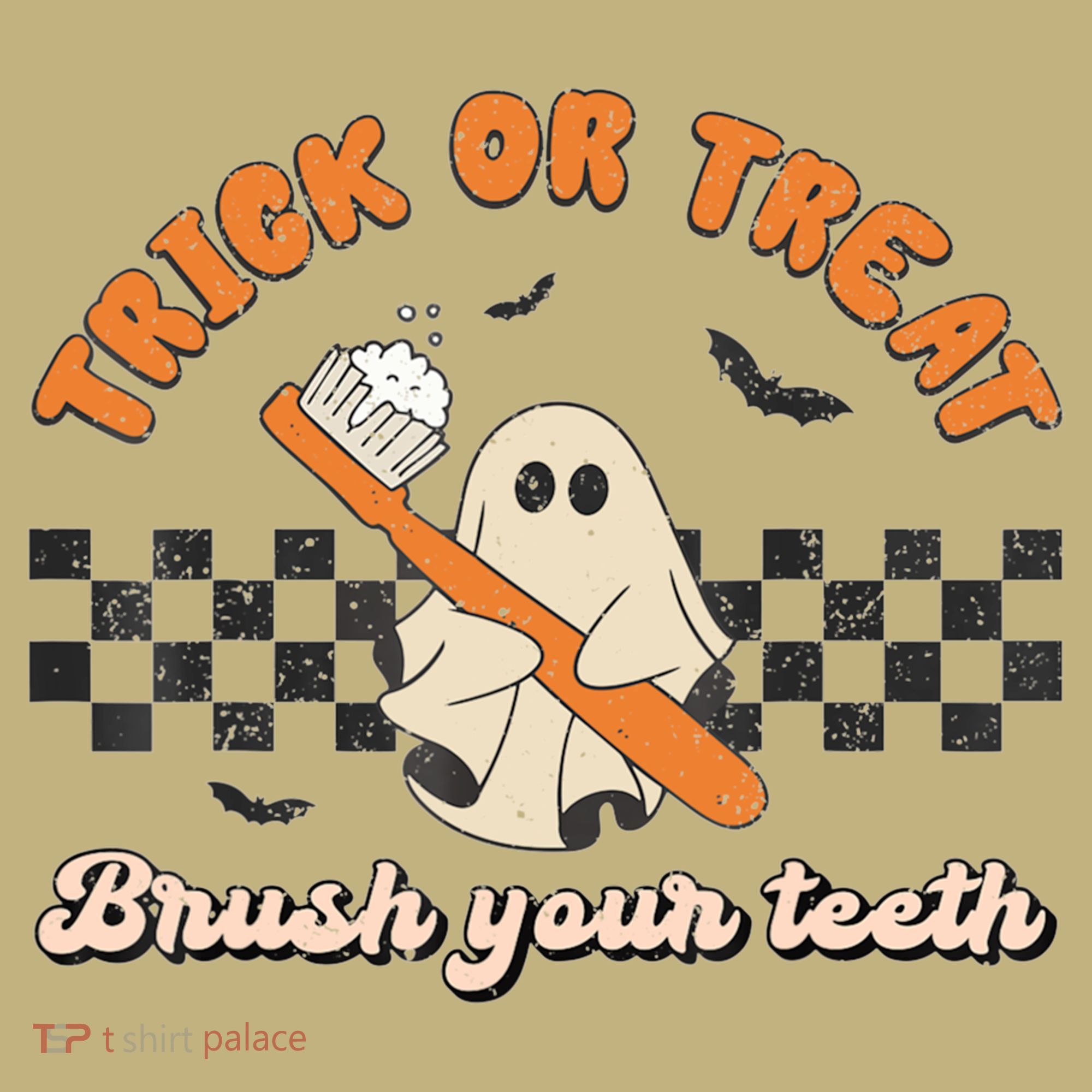 Halloween Dentist Trick Or Treat Brush Your Teeth Dental Assistance Hygienist T-Shirt