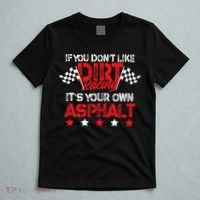 Hilarious Dirt Track Racing Pun Race Car Asphalt Joke T-Shirt thumb 5