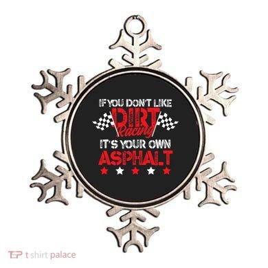 Hilarious Dirt Track Racing Pun Race Car Asphalt Joke Ornament