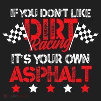 Hilarious Dirt Track Racing Pun Race Car Asphalt Joke Hat thumb 2