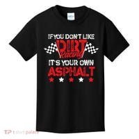 Hilarious Dirt Track Racing Pun Race Car Asphalt Joke Kids T-Shirt thumb 0