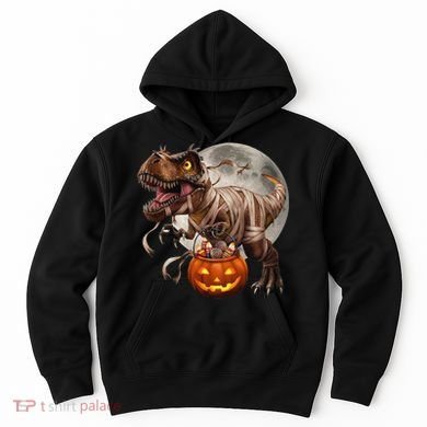Halloween Dinosaur T Rex Pumpkin Hoodie