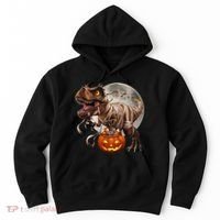 Halloween Dinosaur T Rex Pumpkin Hoodie thumb 0