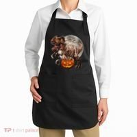 Halloween Dinosaur T Rex Pumpkin Apron thumb 2
