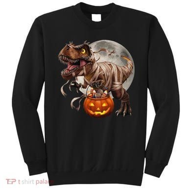 Halloween Dinosaur T Rex Pumpkin Sweatshirt