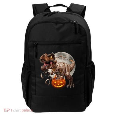 Halloween Dinosaur T Rex Pumpkin Backpack