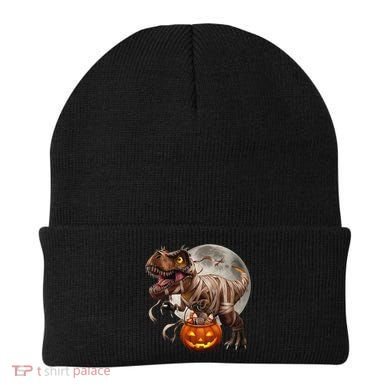 Halloween Dinosaur T Rex Pumpkin Beanie