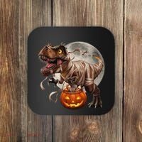 Halloween Dinosaur T Rex Pumpkin Coaster thumb 0
