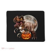 Halloween Dinosaur T Rex Pumpkin Mousepad thumb 0