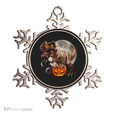 Halloween Dinosaur T Rex Pumpkin Ornament