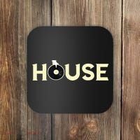 House DJ Turntable Techno EDM Dance Music Discjockey Coaster thumb 0