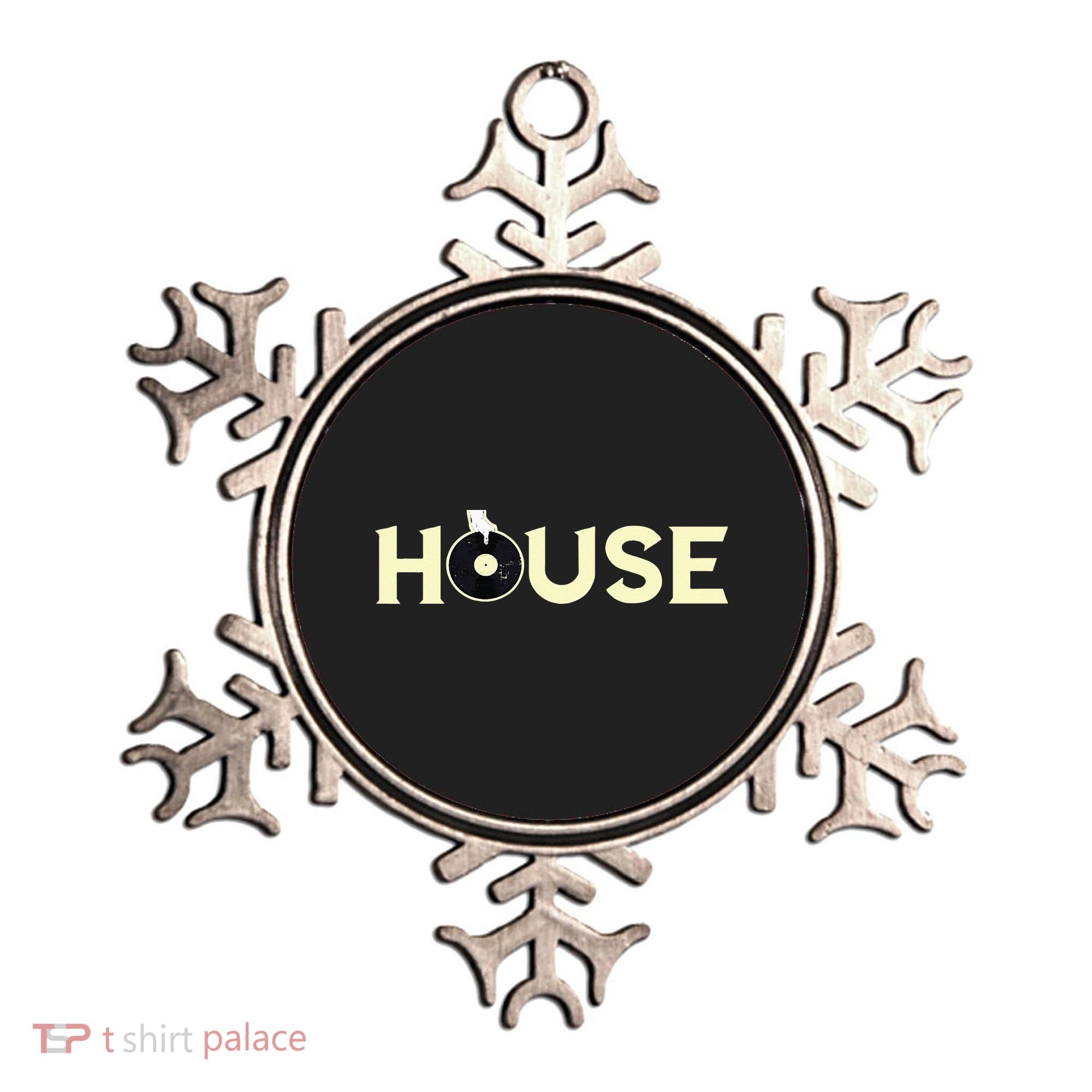 House DJ Turntable Techno EDM Dance Music Discjockey Ornament