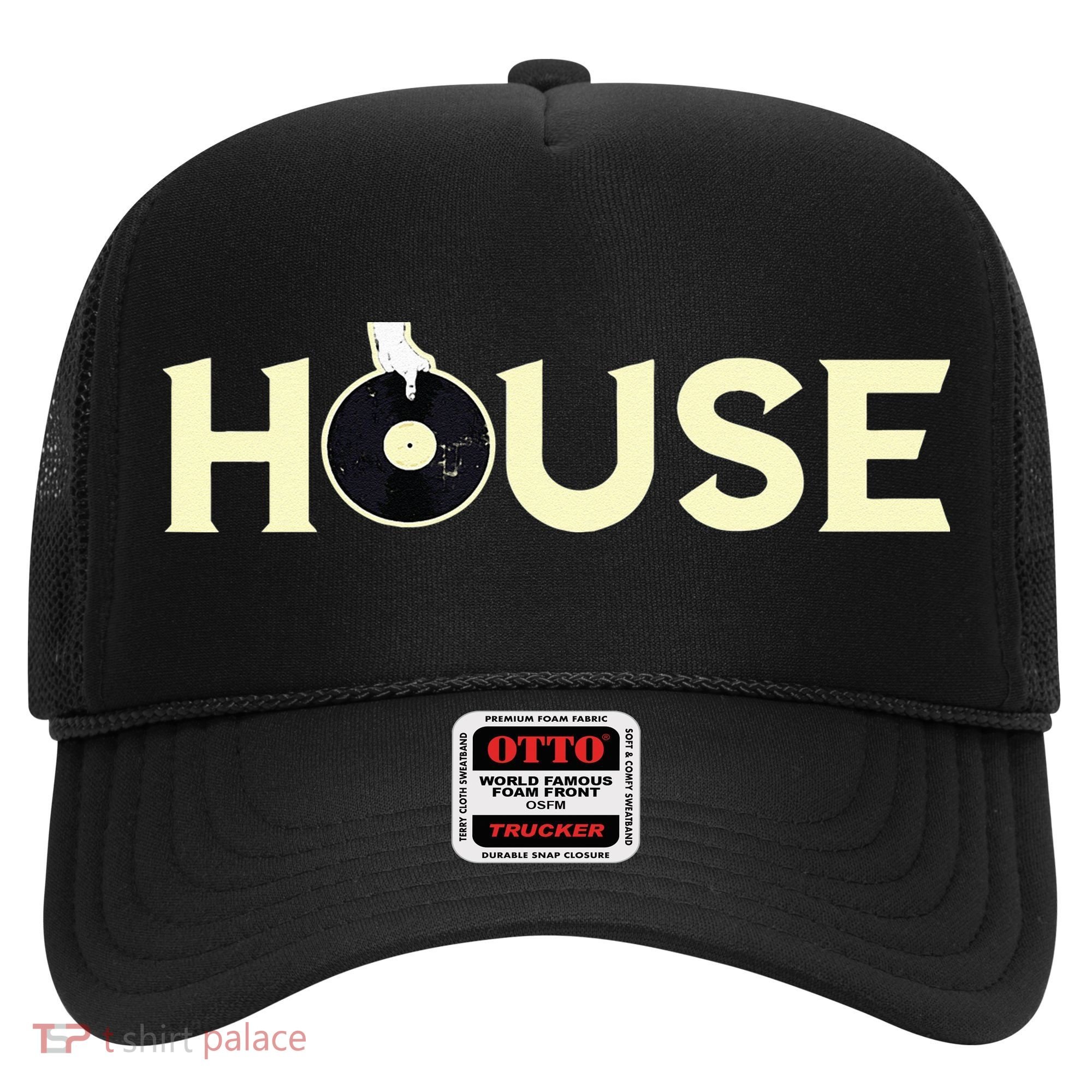 House DJ Turntable Techno EDM Dance Music Discjockey Hat
