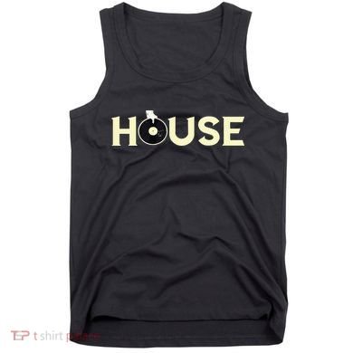 House DJ Turntable Techno EDM Dance Music Discjockey Tank Top