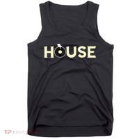 House DJ Turntable Techno EDM Dance Music Discjockey Tank Top thumb 0