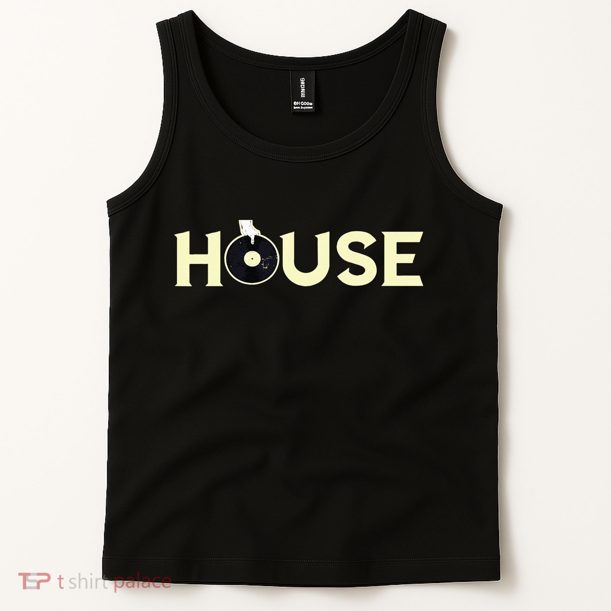 House DJ Turntable Techno EDM Dance Music Discjockey Tank Top