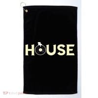 House DJ Turntable Techno EDM Dance Music Discjockey Golf Towel thumb 0