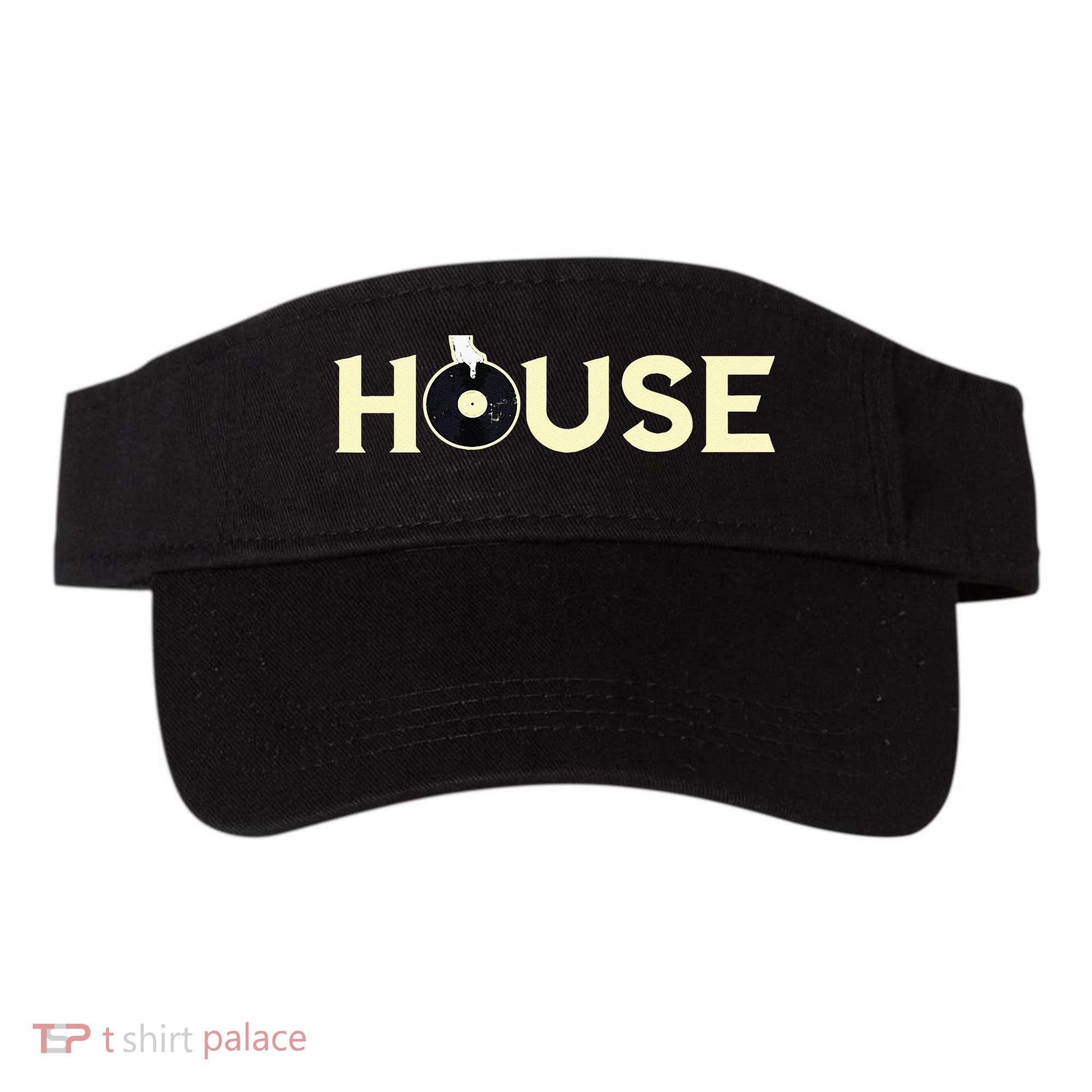House DJ Turntable Techno EDM Dance Music Discjockey Visor