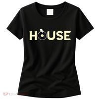 House DJ Turntable Techno EDM Dance Music Discjockey Women's T-Shirt thumb 0