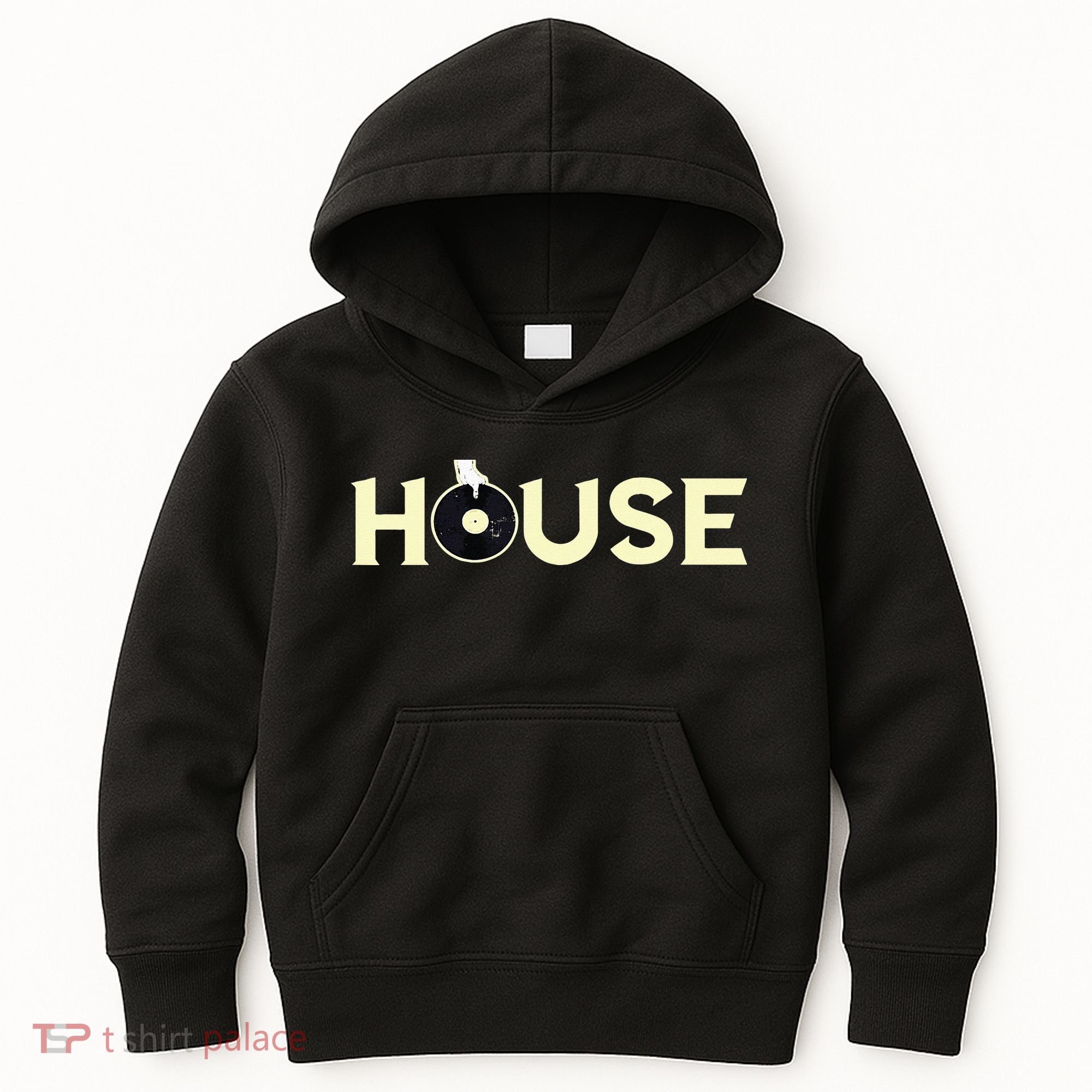 House DJ Turntable Techno EDM Dance Music Discjockey Kids Hoodie