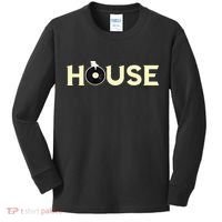 House DJ Turntable Techno EDM Dance Music Discjockey Kids Long Sleeve Shirt thumb 0