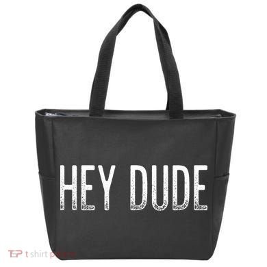 Hey Dude Vintage Style Tote Bag