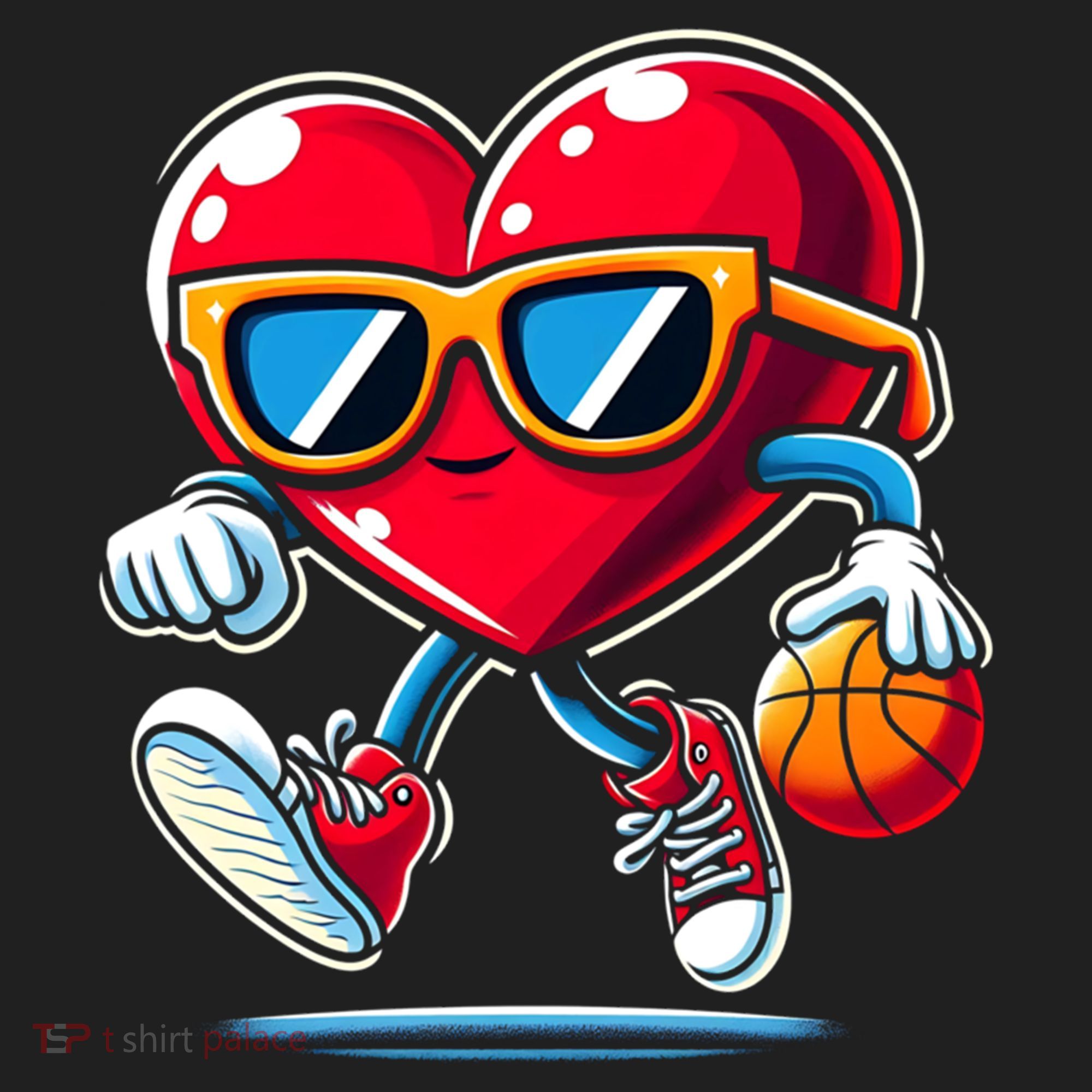 Heart Dunking Valentines Day For Basketball Lovers Gift Beanie