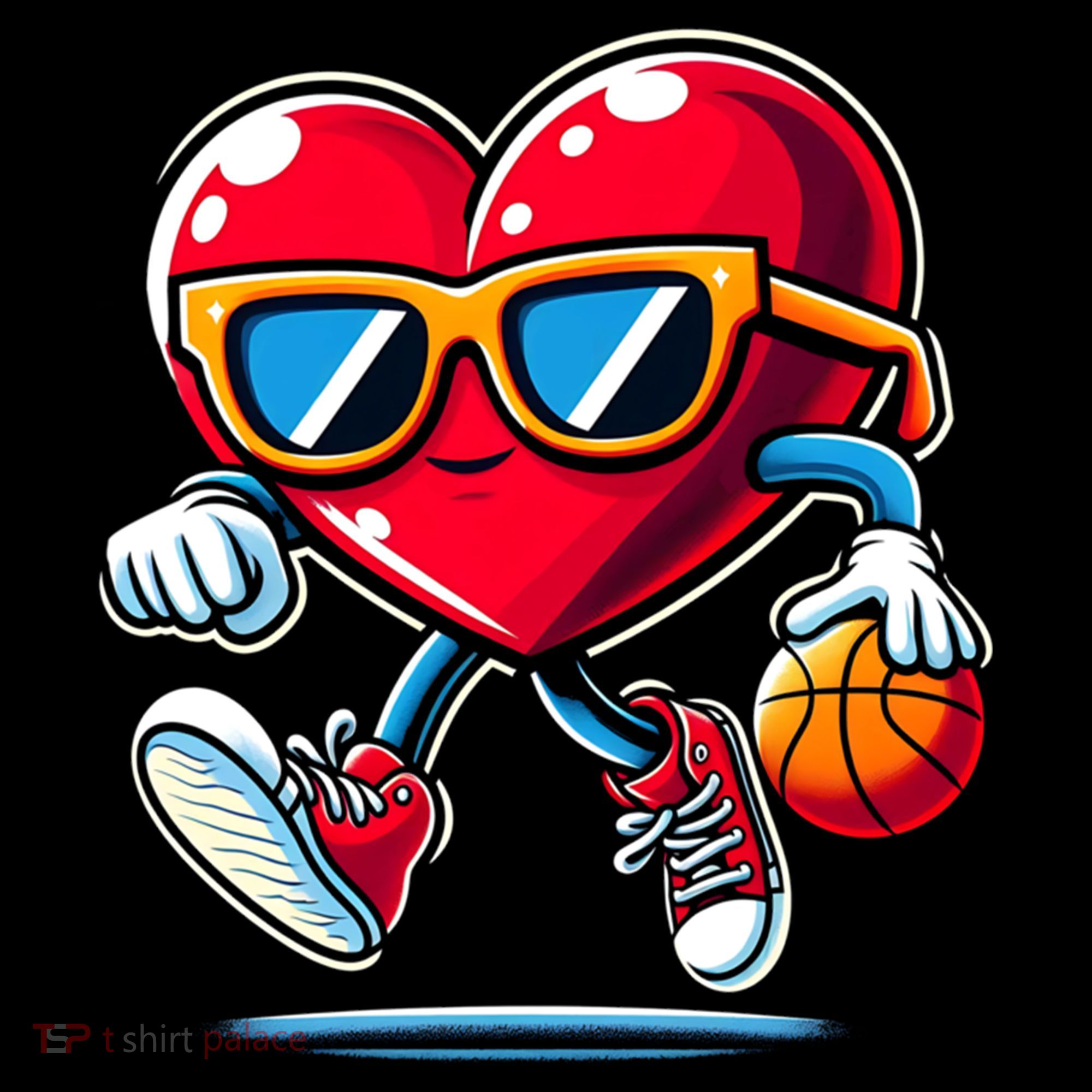 Heart Dunking Valentines Day For Basketball Lovers Gift Women's Hoodie