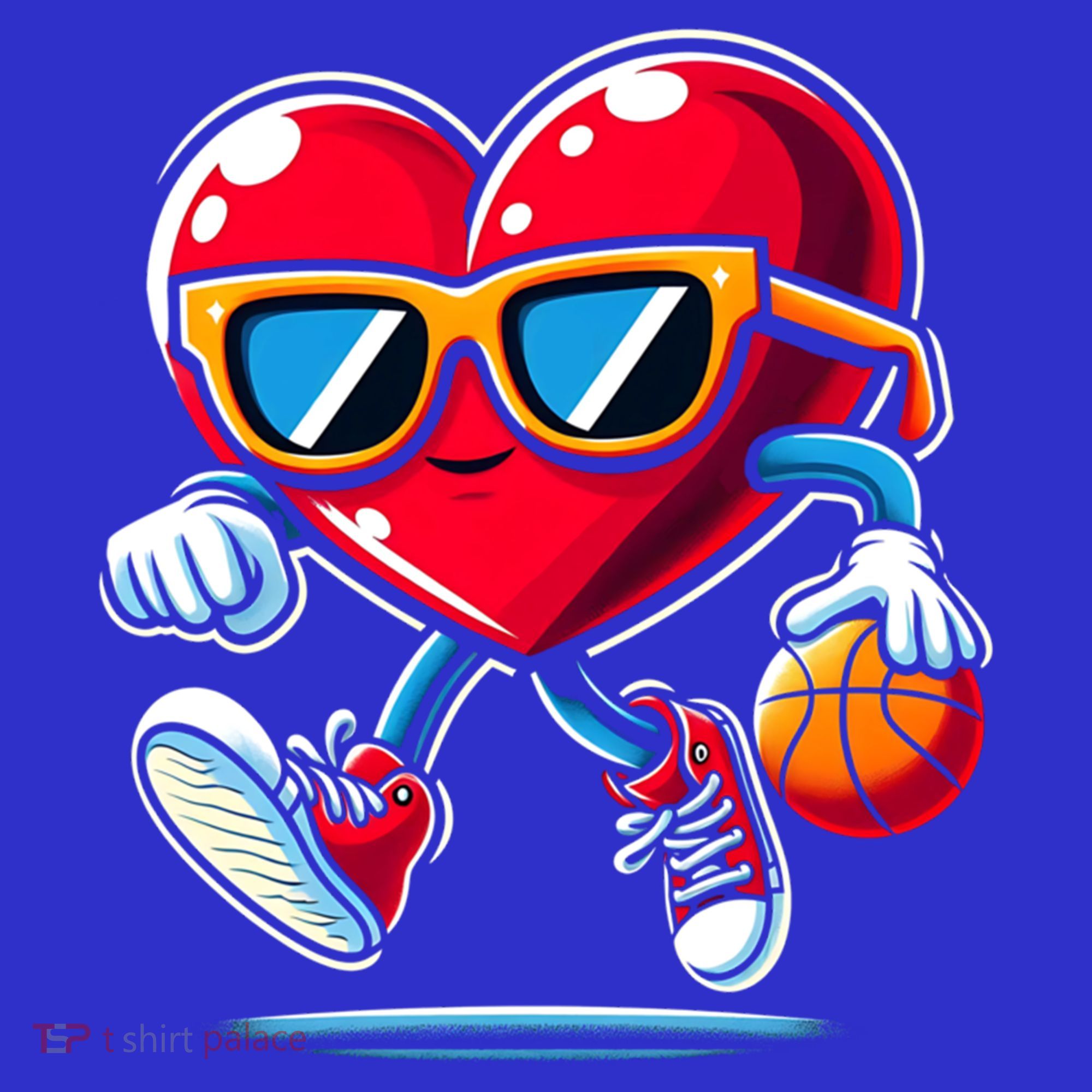 Heart Dunking Valentines Day For Basketball Lovers Gift Women's Tank Top