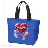 Heart Dunking Valentines Day For Basketball Lovers Gift Tote Bag thumb 3