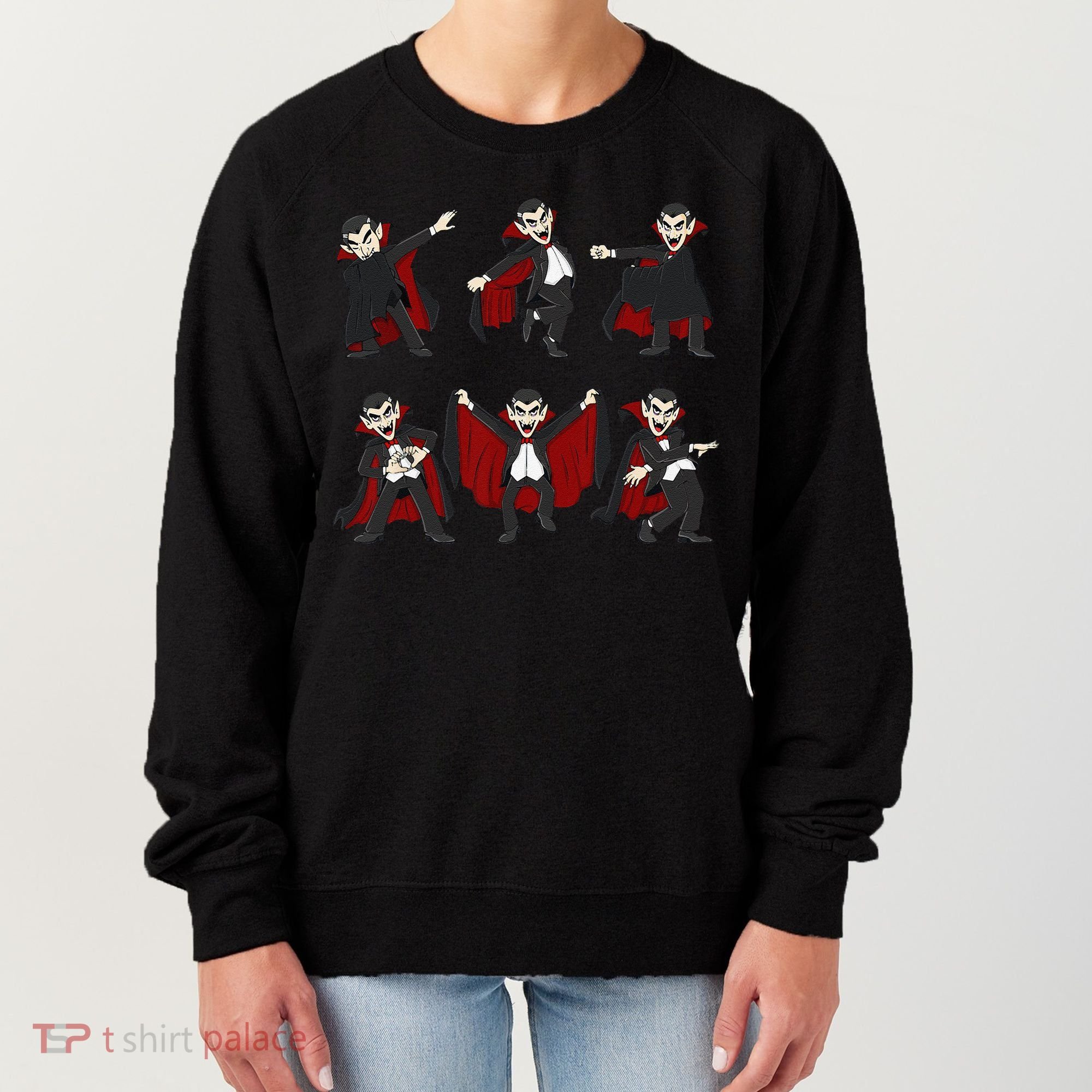 Halloween Dancing Vampire Dance Challenge Women's Sweatshirt