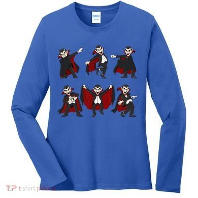 Halloween Dancing Vampire Dance Challenge Women's Long Sleeve Shirt