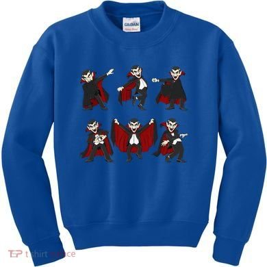 Halloween Dancing Vampire Dance Challenge Kids Sweatshirt