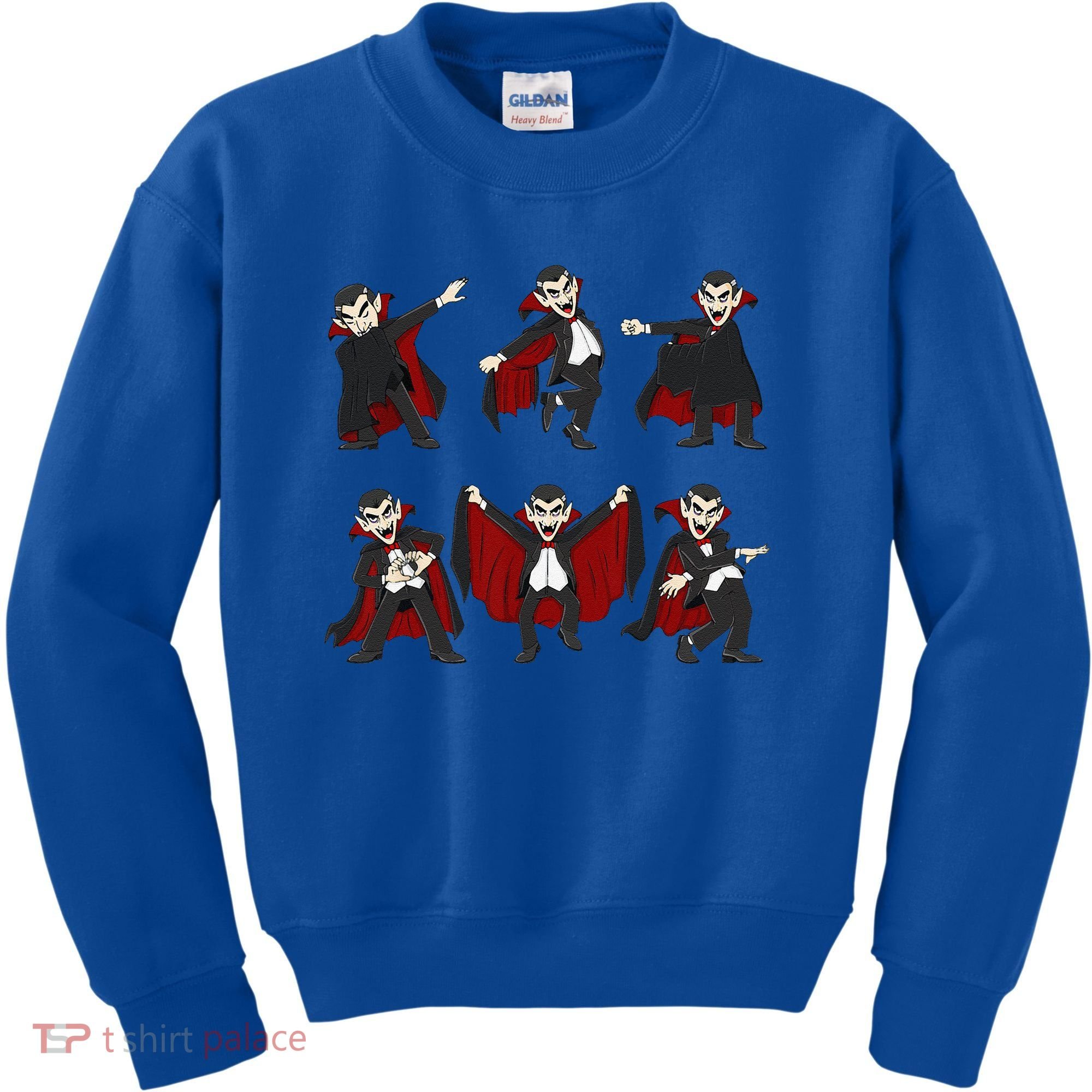 Halloween Dancing Vampire Dance Challenge Kids Sweatshirt