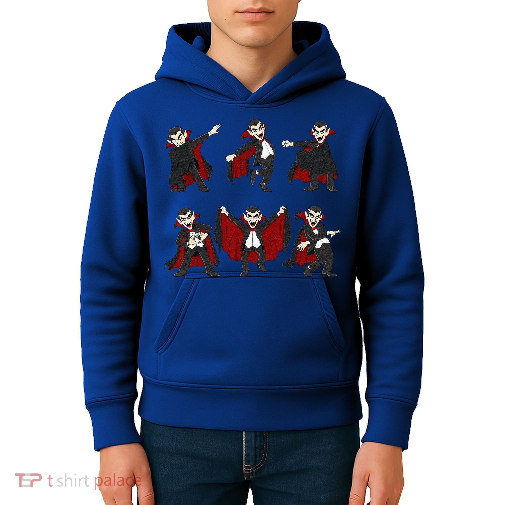 Halloween Dancing Vampire Dance Challenge Kids Hoodie