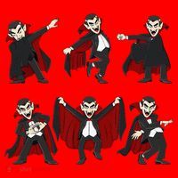 Halloween Dancing Vampire Dance Challenge Santa Hat thumb 1