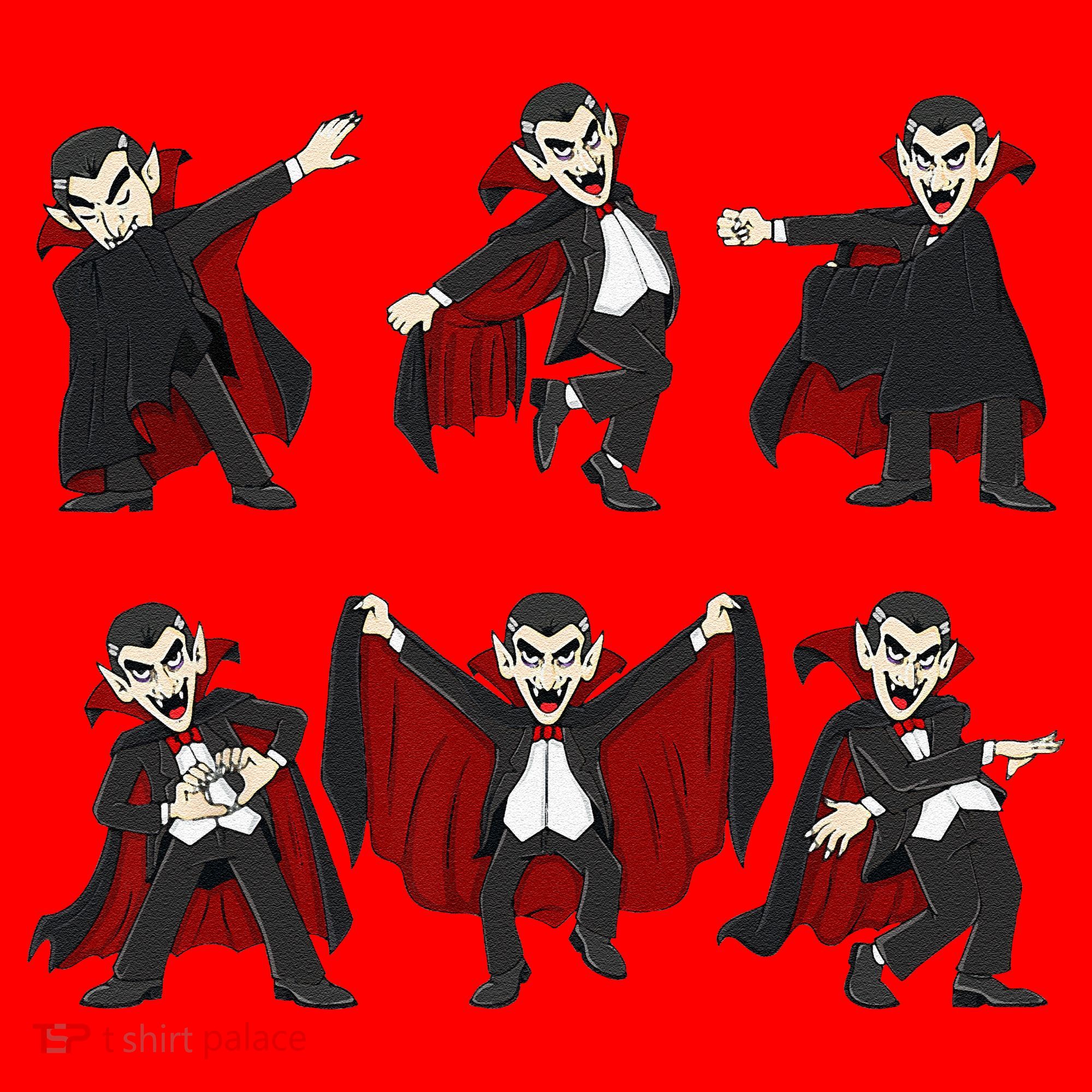 Halloween Dancing Vampire Dance Challenge Santa Hat