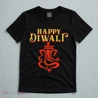 Happy Diwali With Lord Ganesha T-Shirt thumb 5