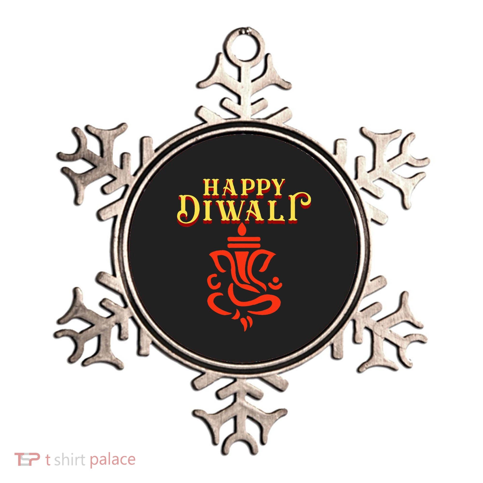 Happy Diwali With Lord Ganesha Ornament