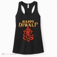 Happy Diwali With Lord Ganesha Women's Tank Top thumb 0