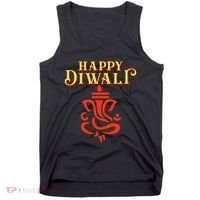 Happy Diwali With Lord Ganesha Tank Top thumb 0