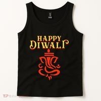 Happy Diwali With Lord Ganesha Tank Top thumb 2