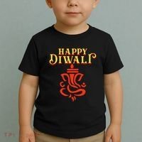 Happy Diwali With Lord Ganesha Toddler T-Shirt thumb 2