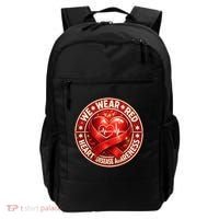 Heart Disease We Wear Red CHD Awareness Backpack thumb 0