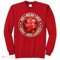 Heart Disease We Wear Red CHD Awareness Sweatshirt thumb 0