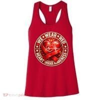 Heart Disease We Wear Red CHD Awareness Women's Tank Top thumb 0