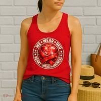 Heart Disease We Wear Red CHD Awareness Women's Tank Top thumb 2