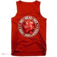 Heart Disease We Wear Red CHD Awareness Tank Top thumb 0