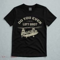 Helicopter Do You Even Lift Bro Ch47 Chinook T-Shirt thumb 5